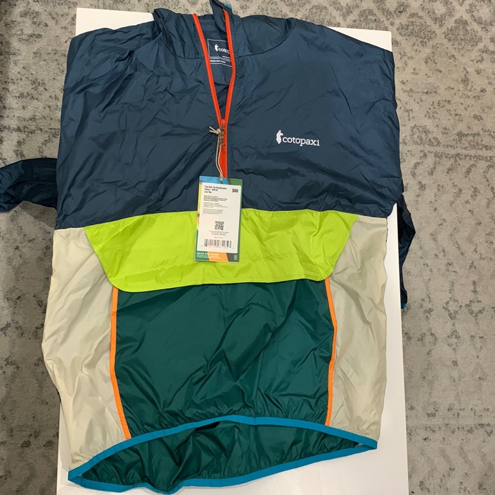 NWT Cotopaxi Teca Half-Zip Windbreaker Unisex